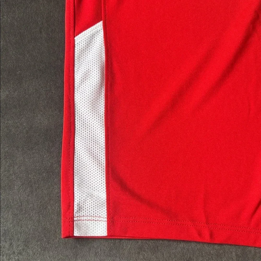 Nike Youth Unisex Red Sport Shorts Dri-Fit Size XL